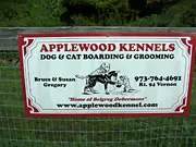 Applewood Kennels, Vernon sponsor sign
