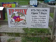 Family Pizza & Restaurant sponsor sign