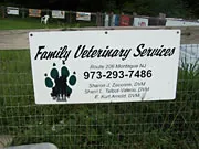 Family Veterinary Services, Montague sponsor sign