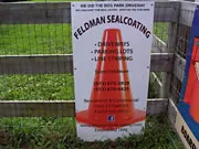 Feldman Sealcoating sponsor sign