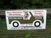 Franklin Sussex Auto Mall sponsor sign
