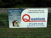 Quantum Heating & Air Conditioning sponsor sign
