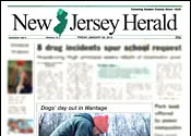 Newspaper clipping: Dogs' Day Out in Wantage — New Jersey Herald
